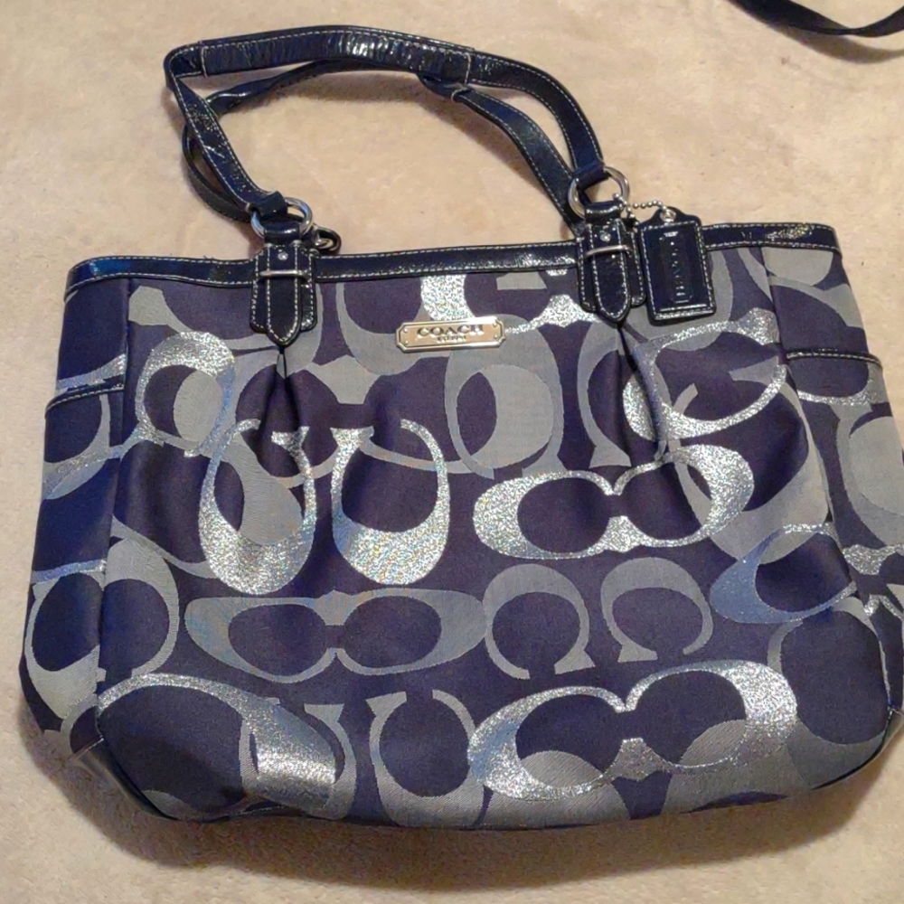 Great condition sparkly coach purse
